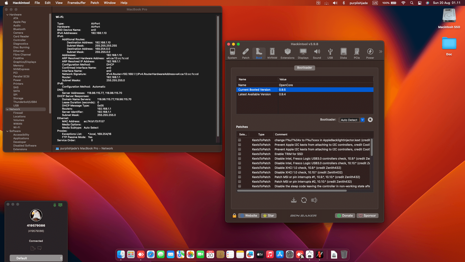 Asus VivoBook X415FAC [CometLake   Intel UHD Graphics 10th Gen + I2C]   OpenCore 1